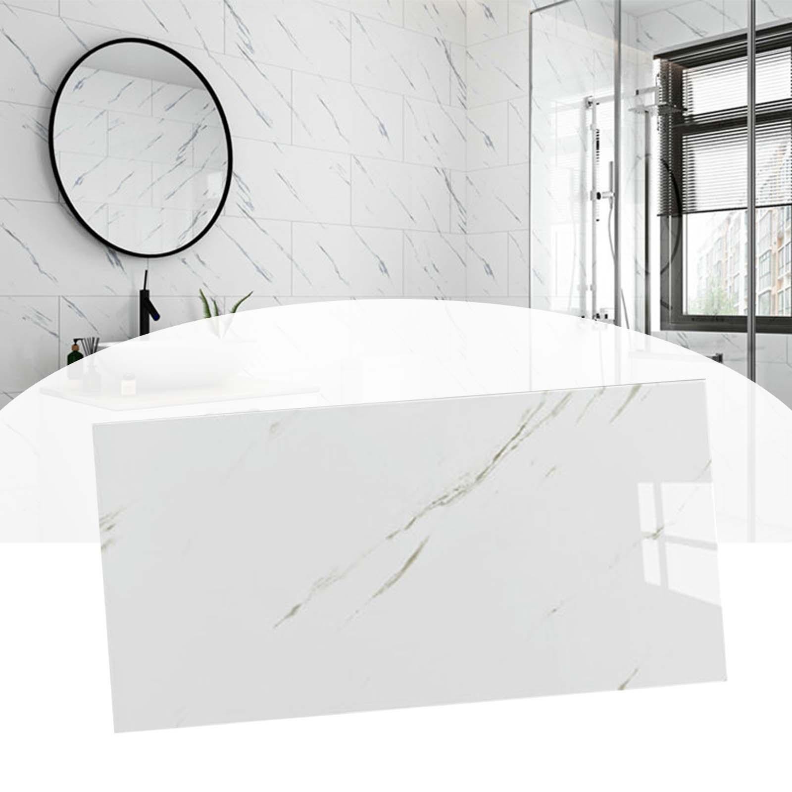 Backsplash Wall Tile Sticker Waterproof Imitation Marble