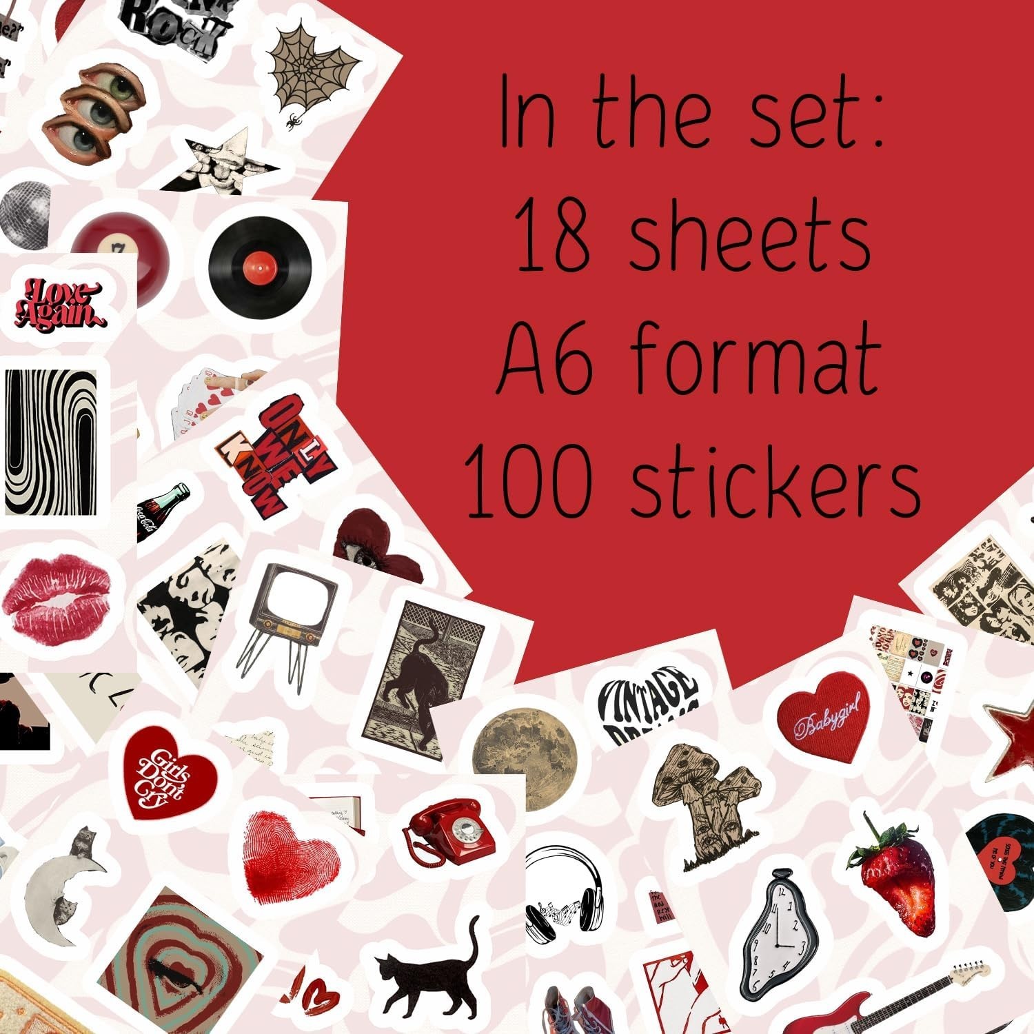 100Pcs Downtown Girl Stickers for Water Bottle and Laptop – Downtown Girl Par…