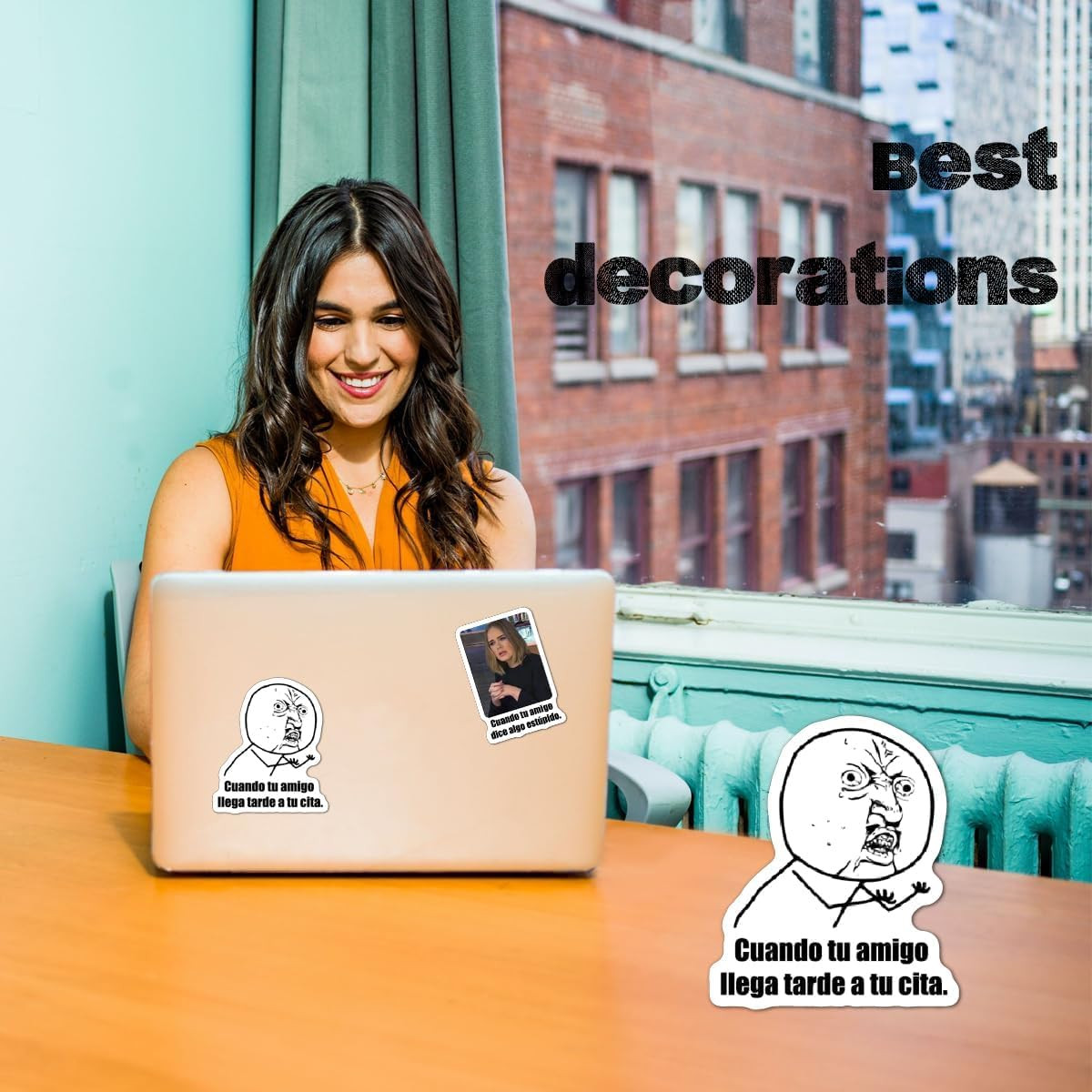 51 Spanish Funny Meme Stickers for Teens Adults Teachers | Vinyl Stickers Pack,