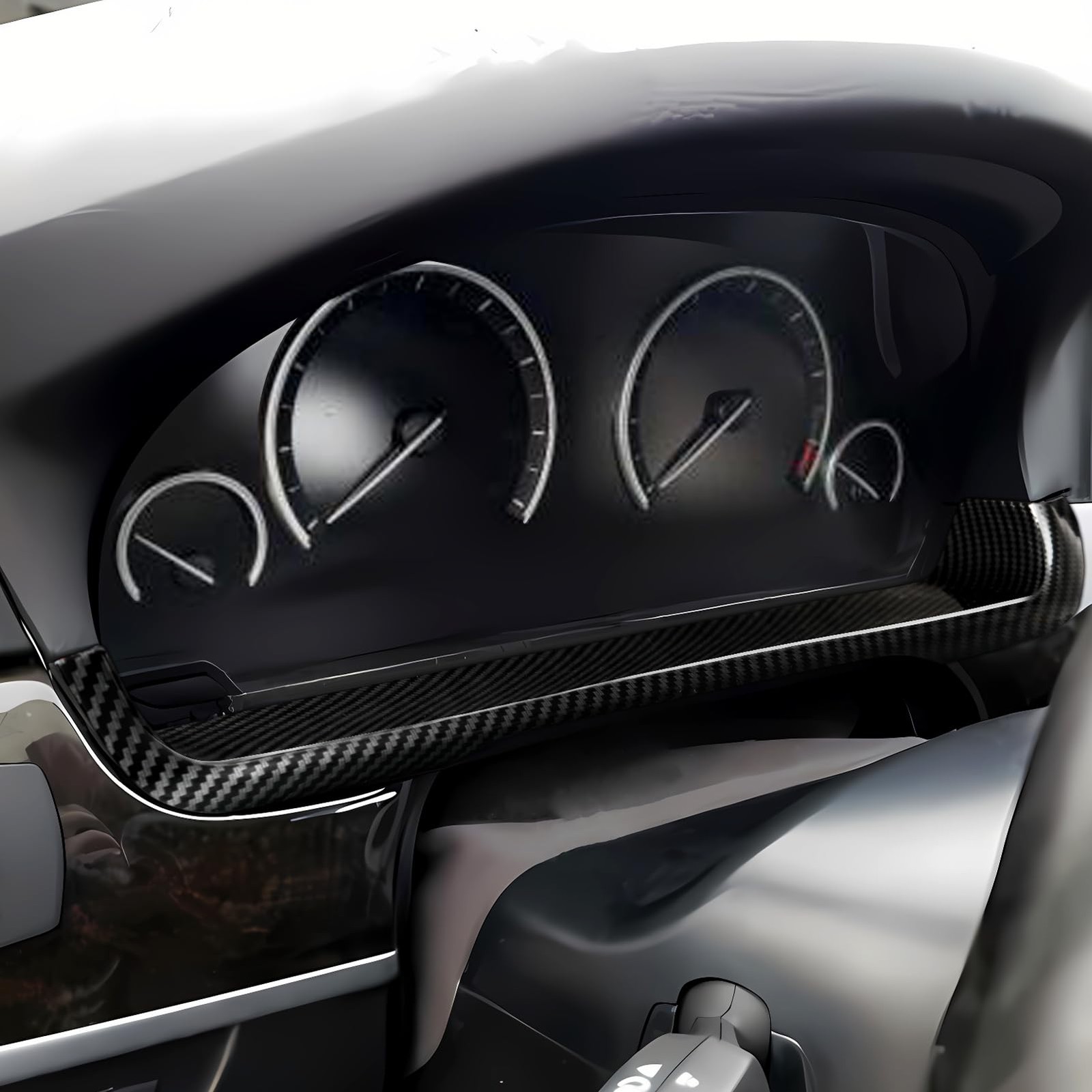 Carbon Fiber Dashboard Trim Decal for BMW 5 Series F10 F11 20112016 Accessories