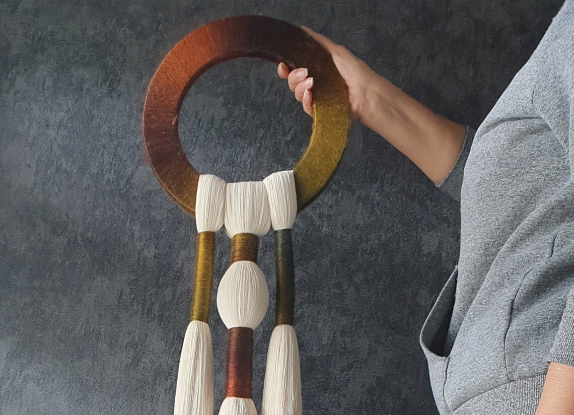 Boho woven wall hanging, woven tapestry designs, large macrame wall hanging,