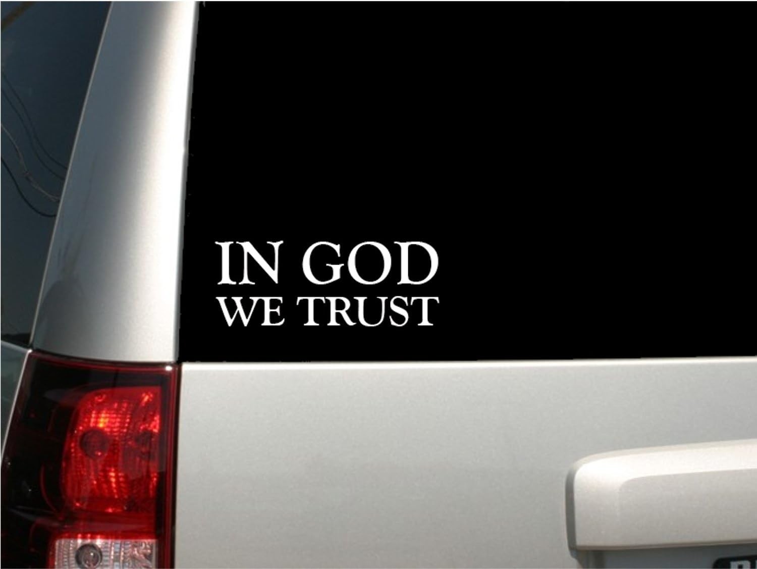 Durable 6-Inch 'In GOD WE Trust' Vinyl Decal – Waterproof & Easy to Apply