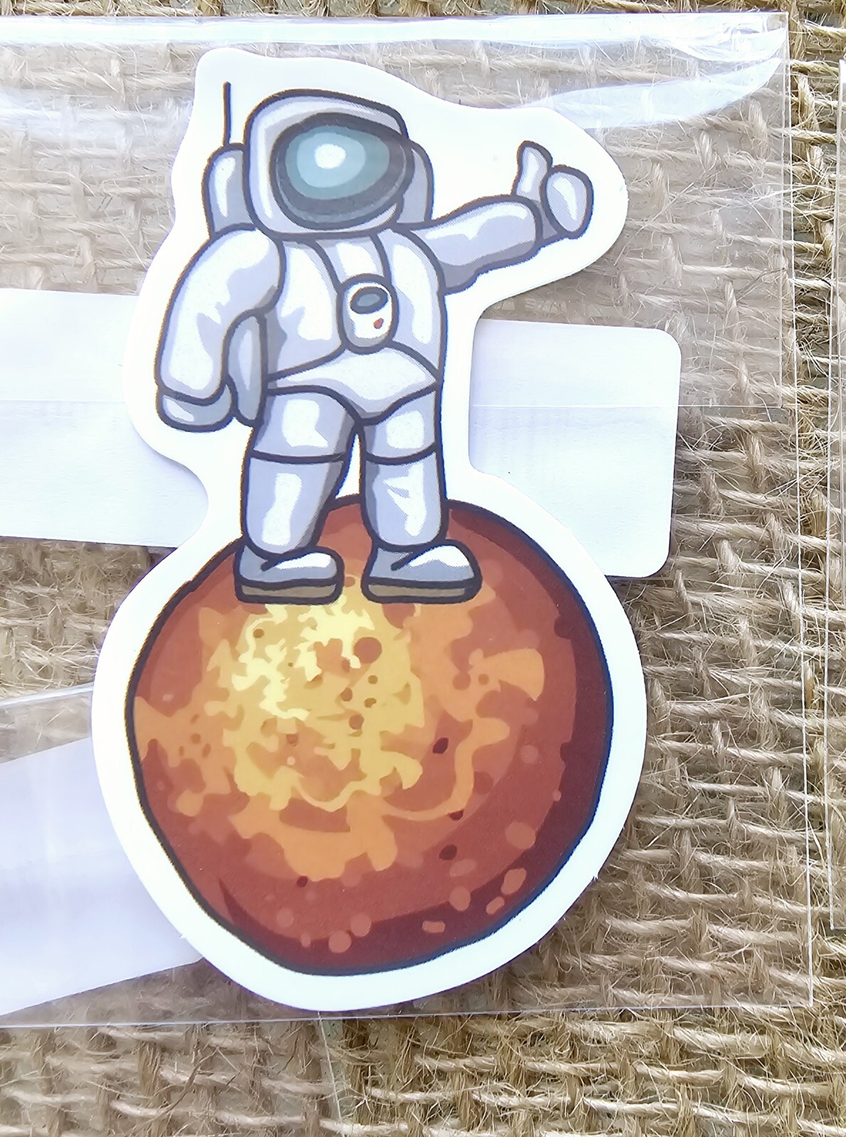 Space Planets Astronaut Waterproof Stickers 2"+, 35 Pieces