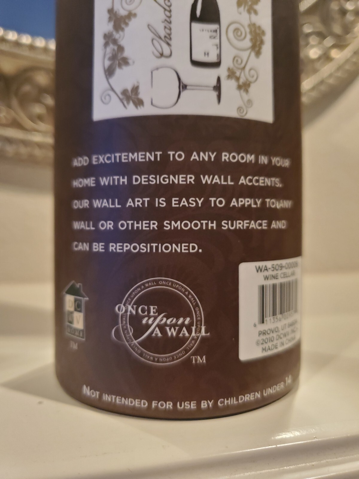Designer Wall Accents "Wine Cellar" Adhesive Art