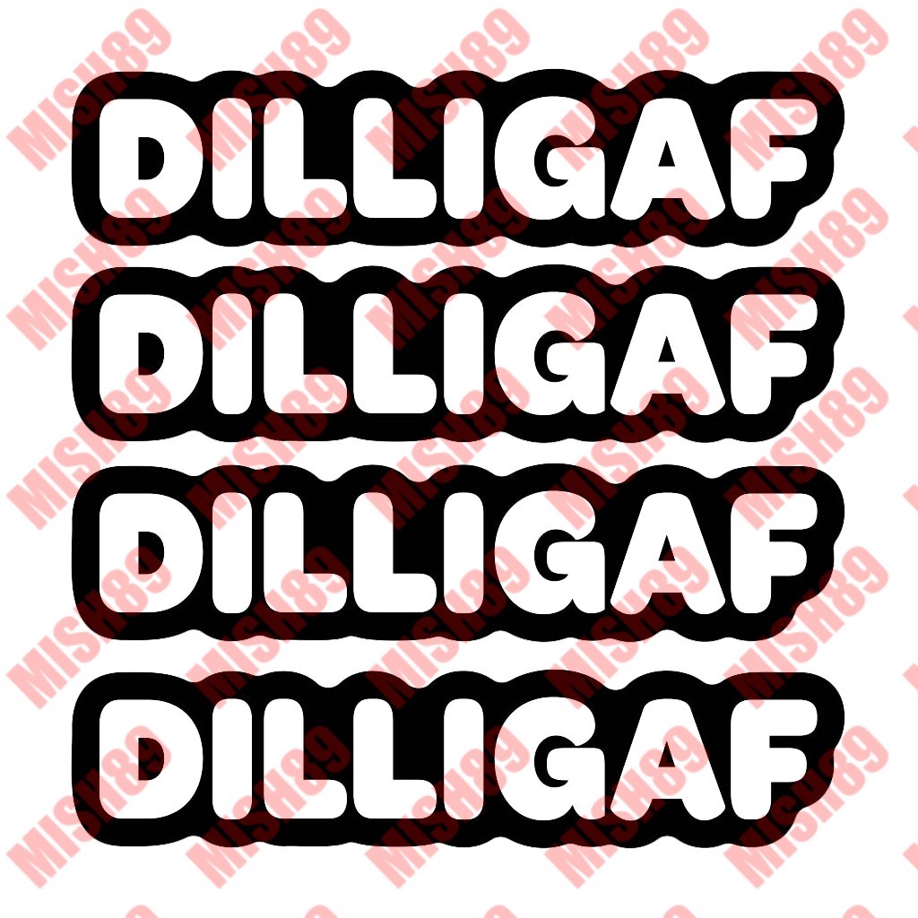 DILLIGAF Decal Truck JDM VINYL Sticker D.I.L.L.I.G.A.F. Diesel Decals – Any Size