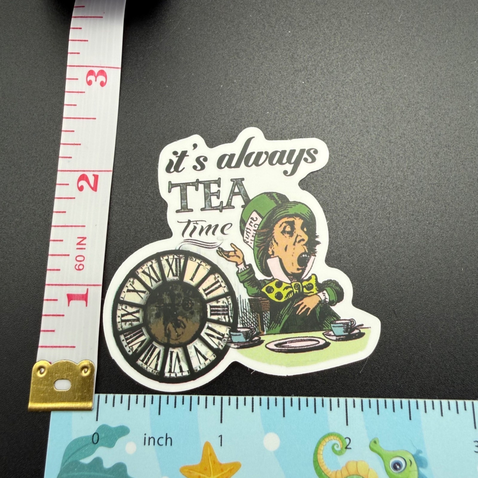 4 Stickers Disney Alice in Wonderland Vinyl Decal Laptop Phone Skateboard Bottle
