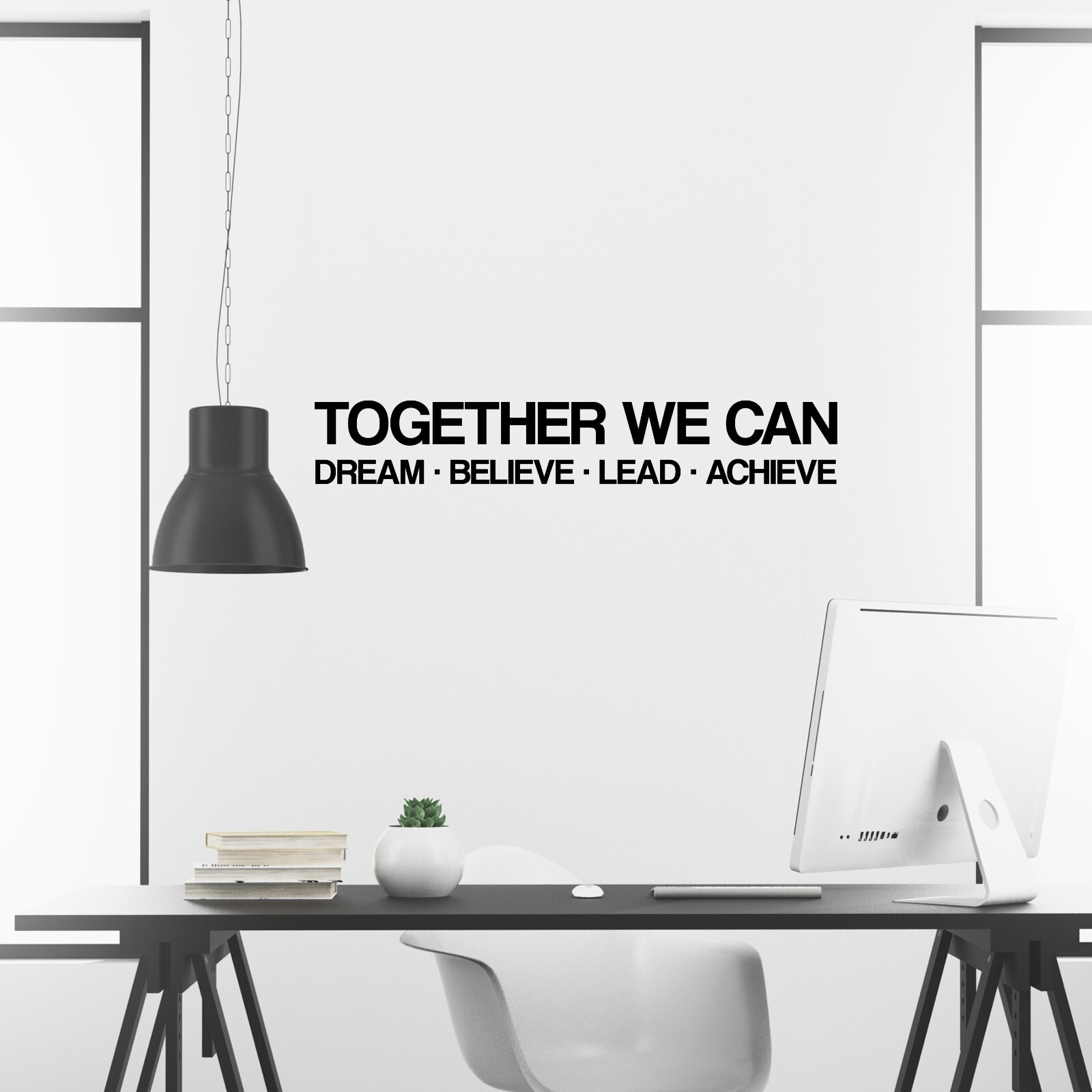Teamwork Motivational and Inspirational Office Wall Decal Sticker Vinyl Quote