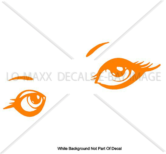 Woman Eyes Beautiful Car Home Decor Fashion Beauty Salon Die Cut Vinyl Decal