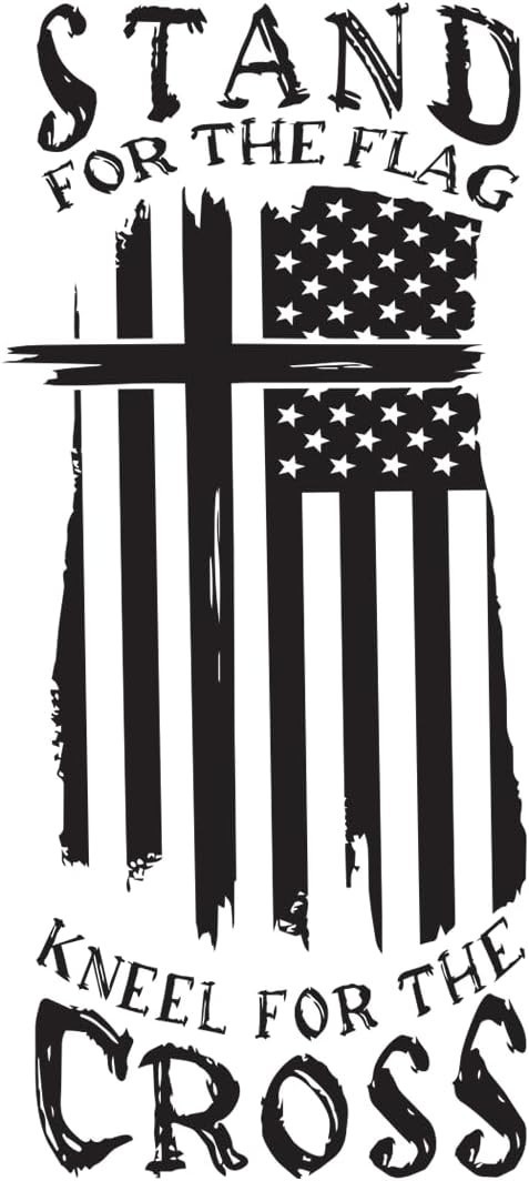 Stand for the Flag 5" x 2.23" Sticker Vinyl Decal