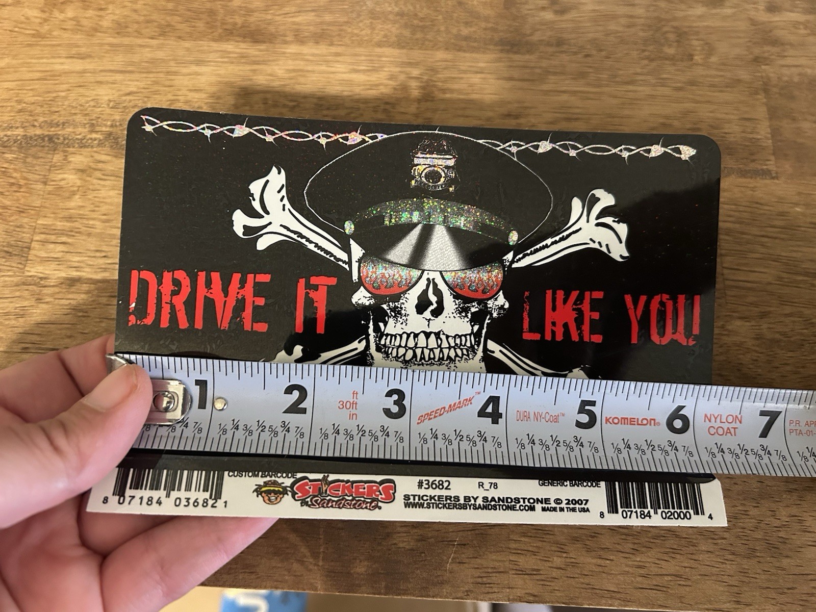 Drive It Like You Stole It Vinyl Sticker Stickers By Sandstone 2007 #3682 Skull