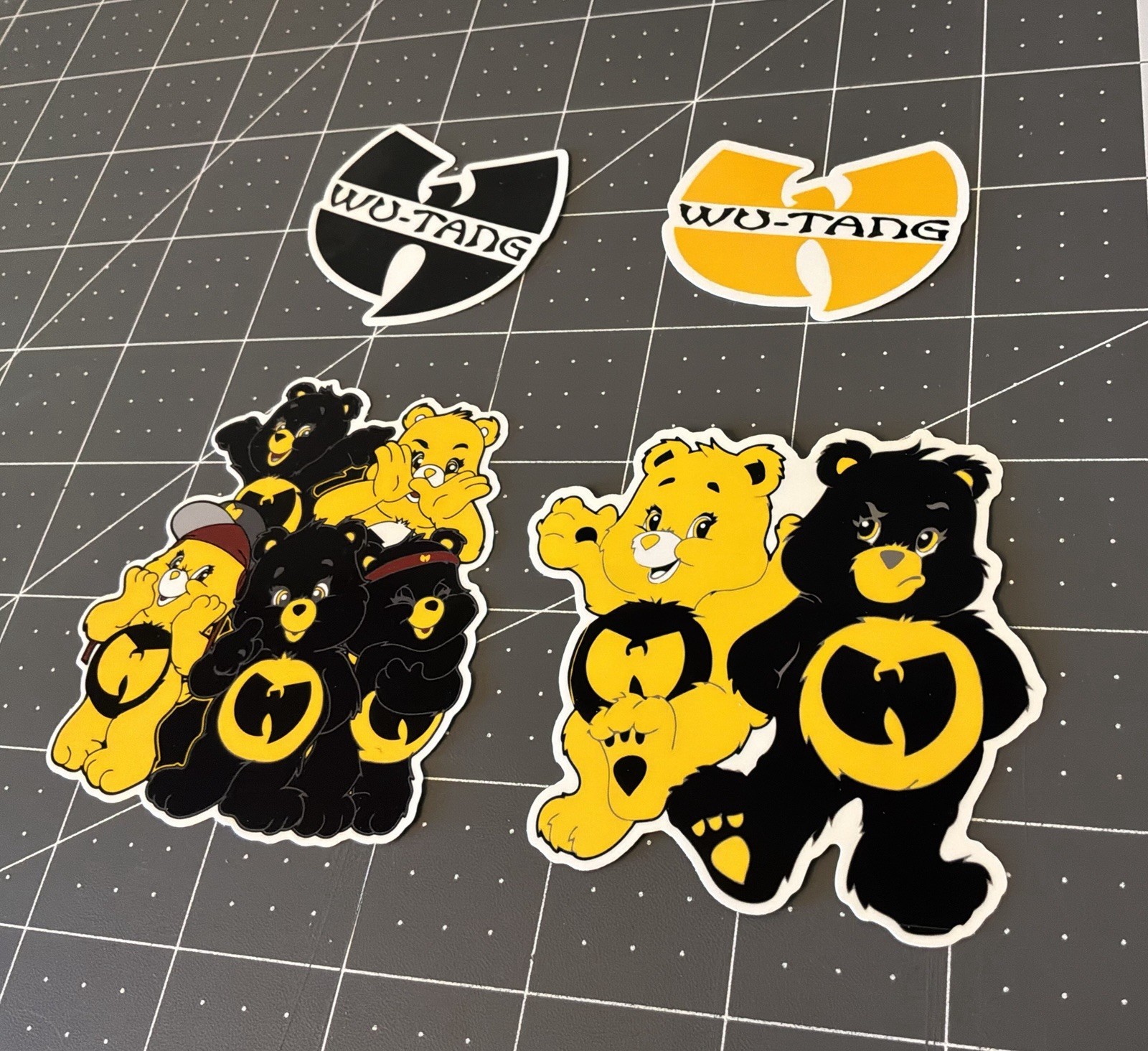 Wu Tang Clan Stickers Care Bears 4 Stickers