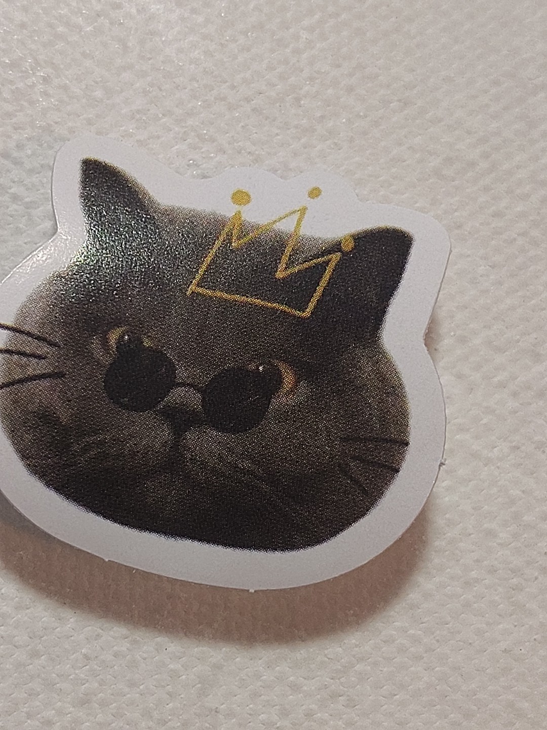 Funny Cat Face Cool Kitty In Sunglasses Sticker Decal Laptop Phone Fashion 1.25"
