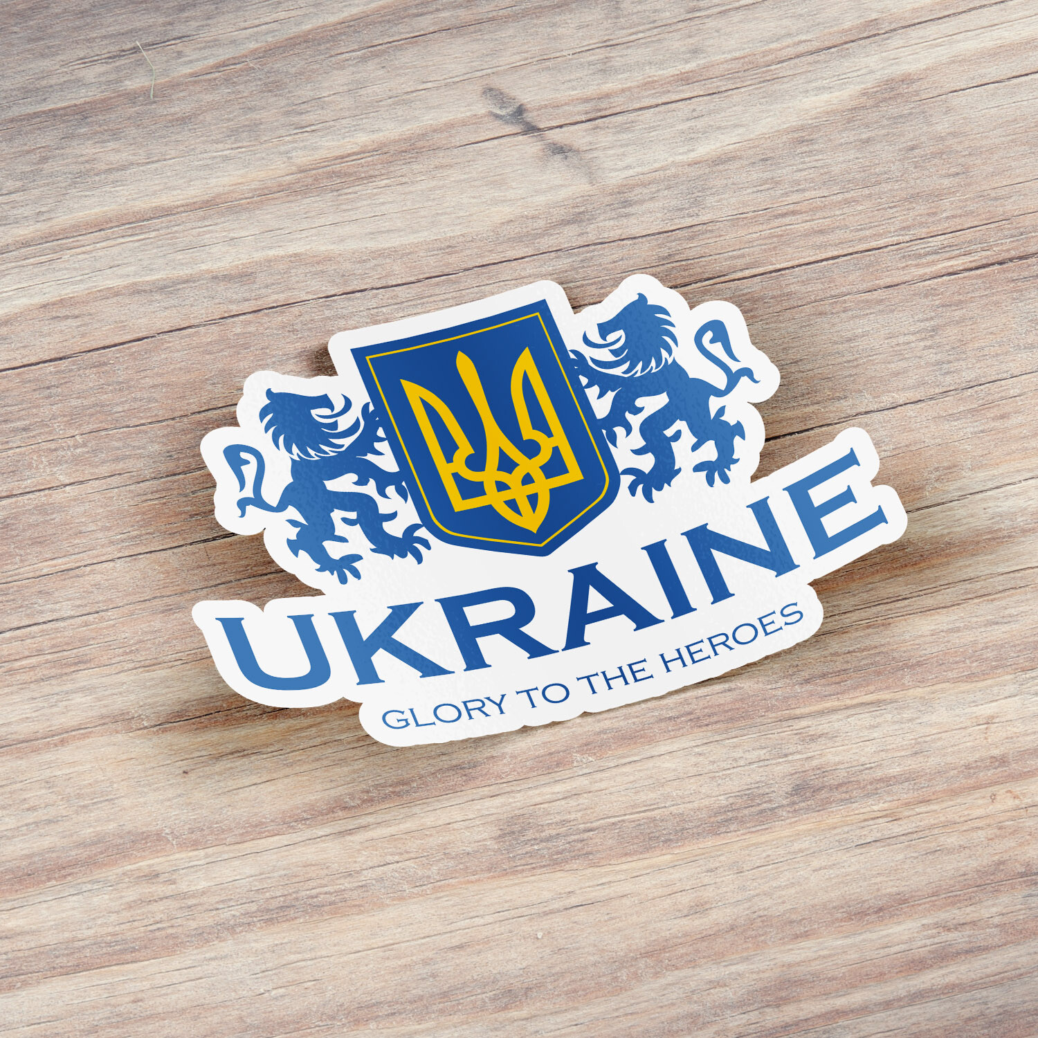 Ukraine Glory To The Heroes Car Bumper Vinyl Sticker Decal