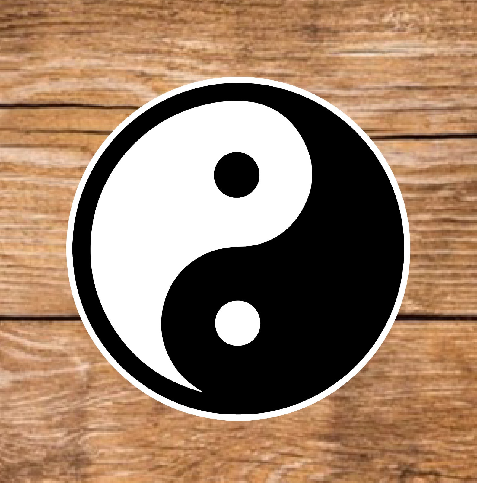 Meditation (8 Sticker Set) 3in, Waterproof, Glossy Finish Vinyl.