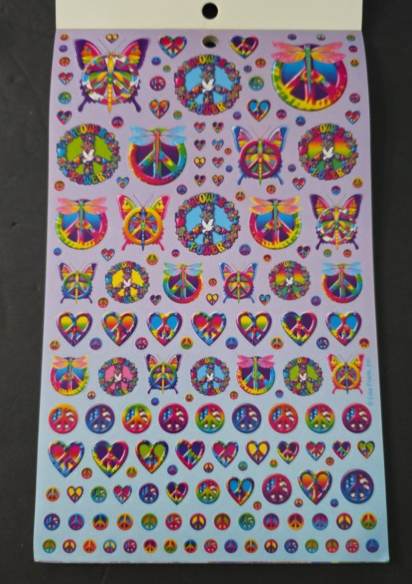 New Complete LISA FRANK The 2nd Official Collectors Set 1,850 Stickers Book