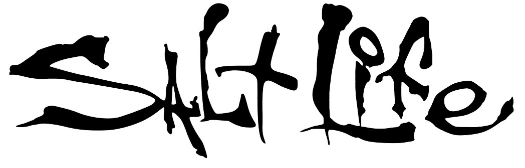 Salt Life Signature – CHOOSE Size & Color – Vinyl Decal Sticker – FREE S/H