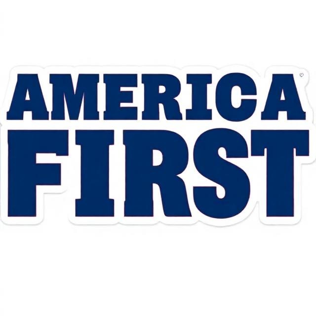 Patriot Political Sticker USA Stars America First Vinyl