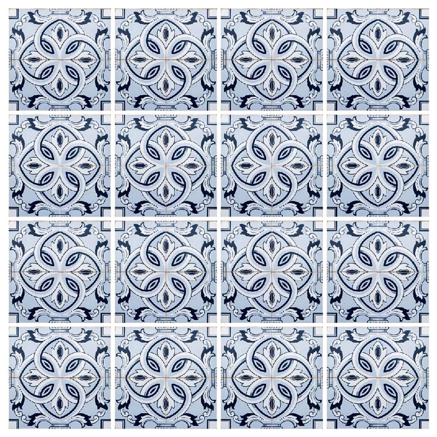 RoyalWallSkins Tile Decals 4×4 Inch – Set of 16 – Self Adhesive Peel and Stic…