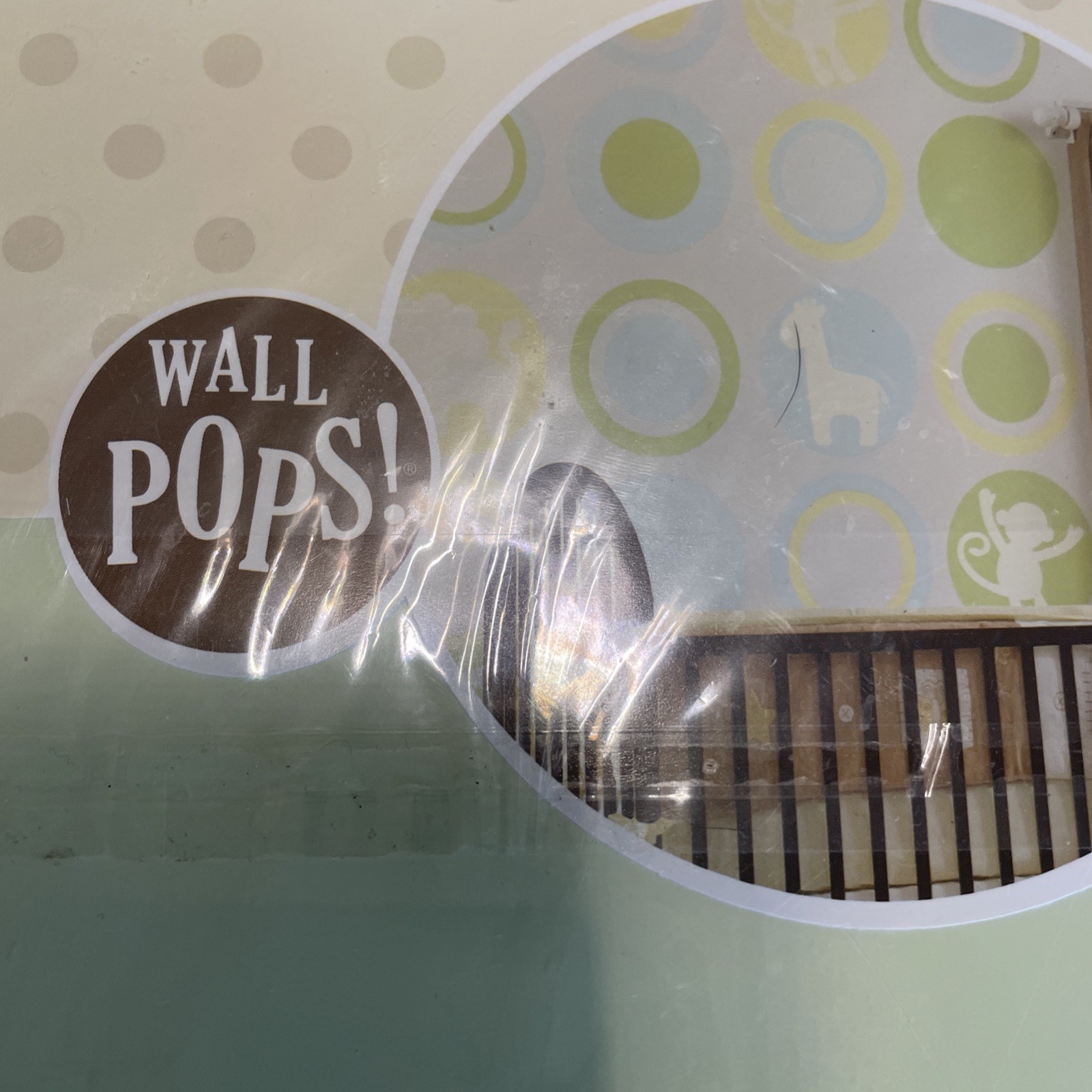 Wall Pops Peel And Stick Wall Art.12 Pieces Pea POD Green. New In Package.