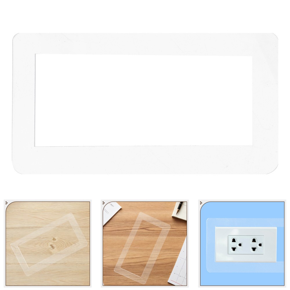 Wall Switch Plates: 3-Gang Screwless Decorative Wall Plate – Unbreakable