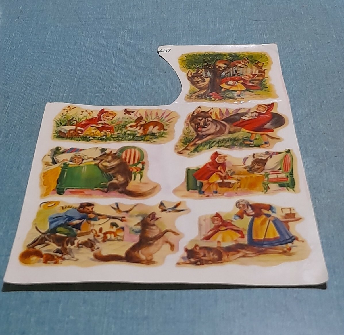 Presto Decals Decal – 1950s / '60s – 12 x 17.5cm – Little Red Riding Hood