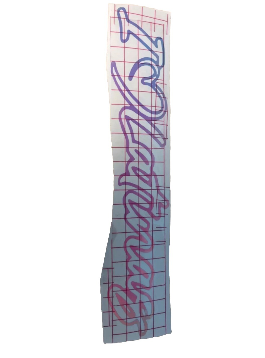 I Love Latinas Decal in holographic 3 inches tall and 10 inches long