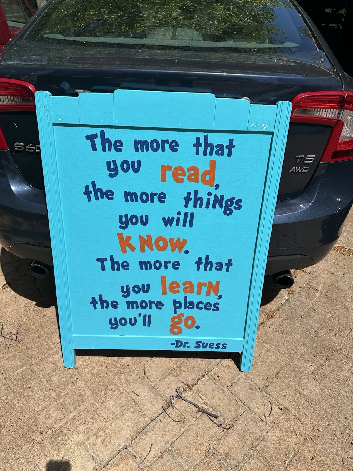 VTG Inspirational Dr Suess Education Learning Quotes Wooden Wall Panel 31" X 41"