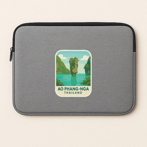 Ao Phang-Nga Thailand Iron On Heat Transfer Vinyl HTV World National Parks