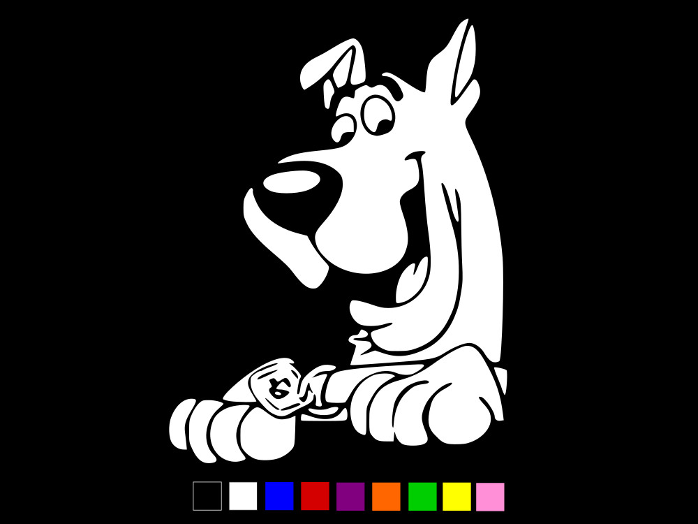 SCOOBY DOO Good Dog Vinyl Decal Car Wall Truck Window Sticker CHOOSE SIZE COLOR