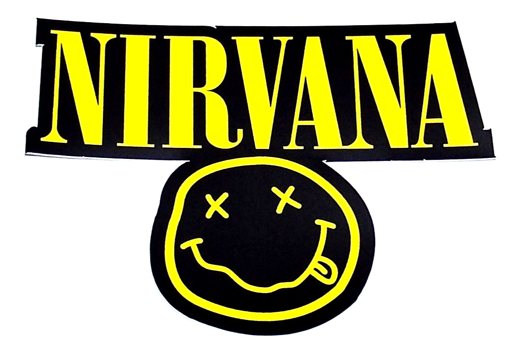 NIRVANA – Die Cut LG Sticker Decal Official Rock Grunge Band Music Kurt Cobain