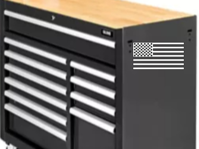 2 Pack-American Flag USA Vinyl Decal Bumper Sticker Patriotic Car Truck Window