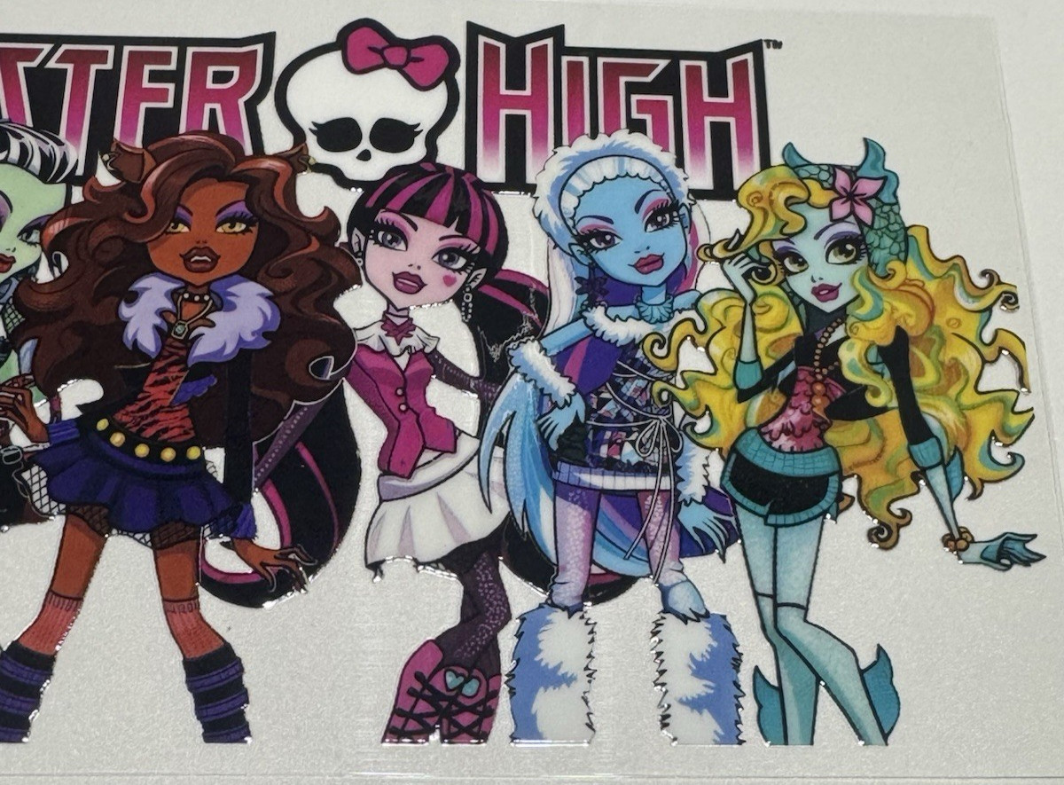 2 Cup Wraps 16 oz Cups Monster High Themed UV DTF for Tumblers Cups Ornaments