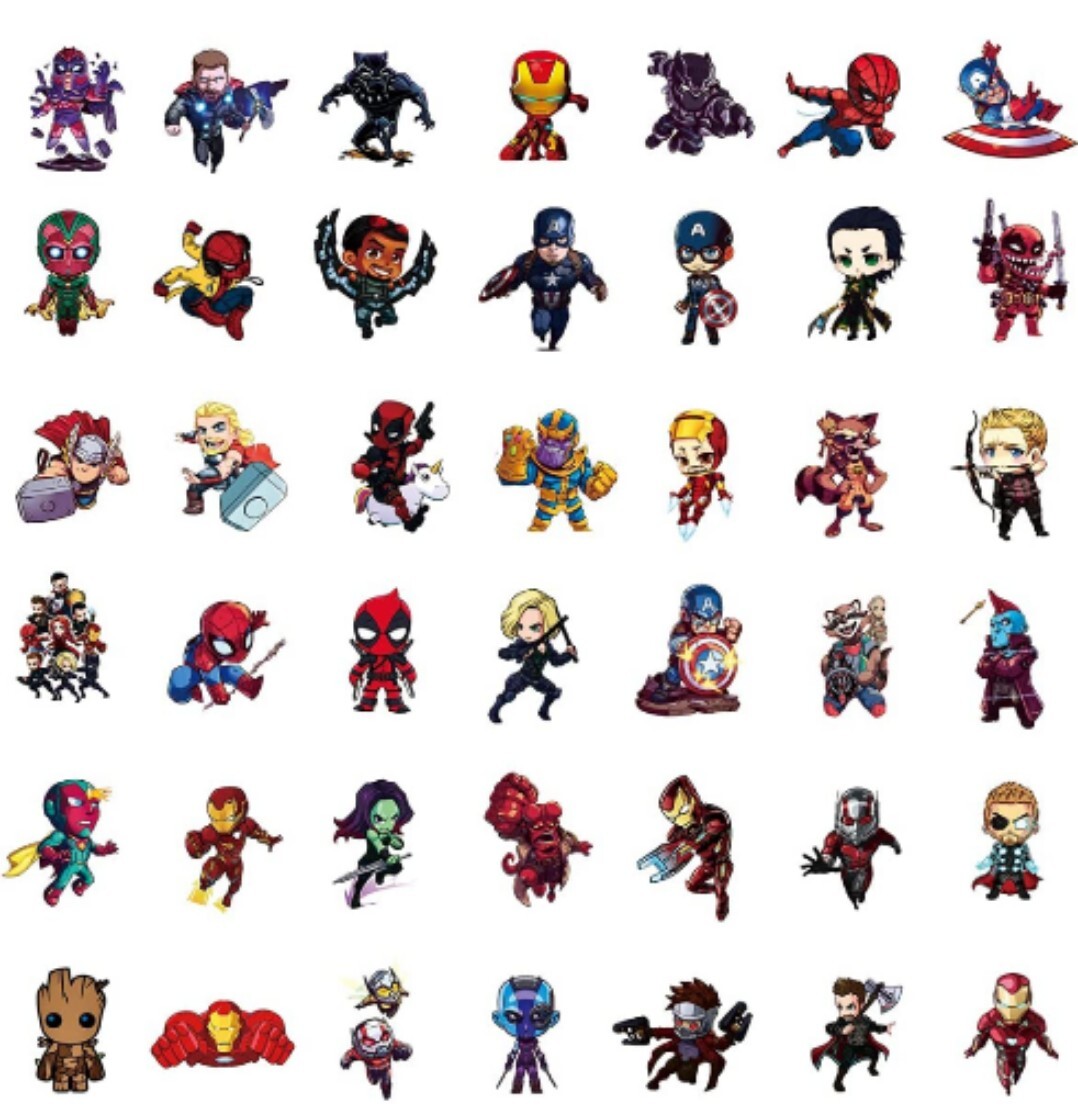 20 PCS Marvel Avengers Guardians of the Galaxy 2 Stickers BRAND NEW