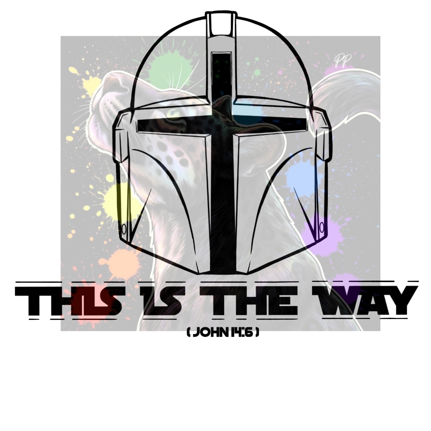 Star Wars Mandalorian Christian Scripture Custom Vinyl Decal