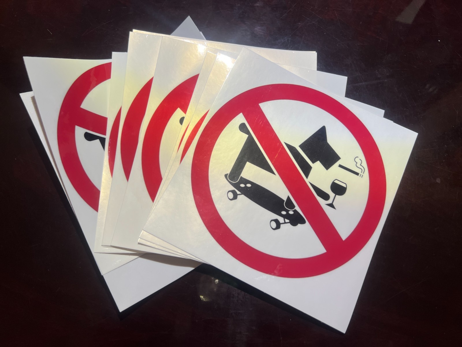 Custom Printed Stickers Vinyl Decals Waterproof Die Cut Matte Glossy Holo Logo