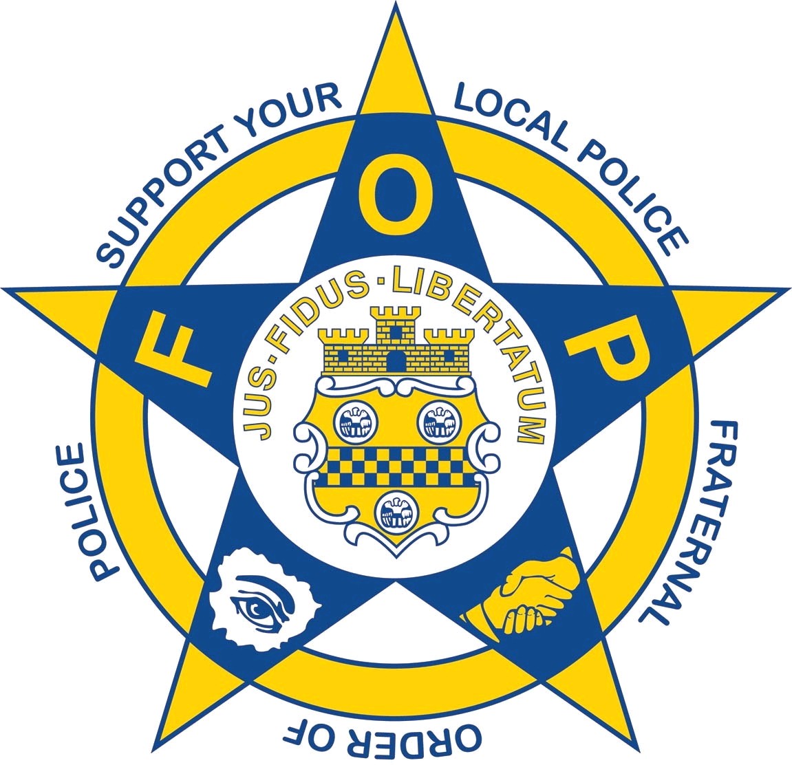 Police Stickers 3×3 Inches. $2.00 Each