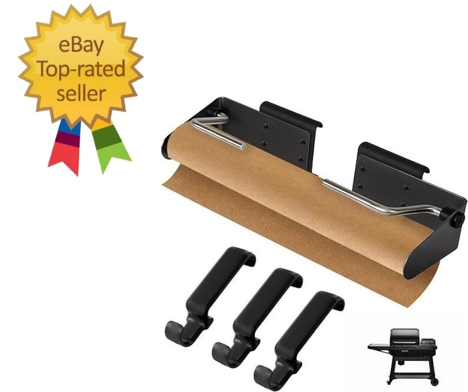 Adjustable Towel Holder & 3PCS Hooks for Traeger Grills P.A.L. Pop-and-Lock R…