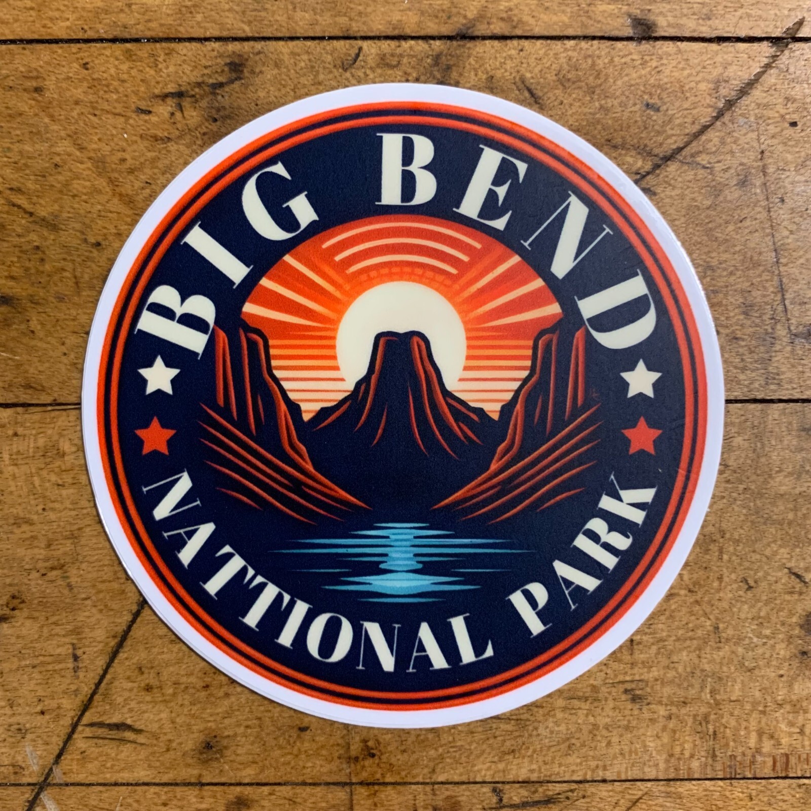 Big Bend National Park Sticker – Texas Hiking Camping Backpacking Nature 3"