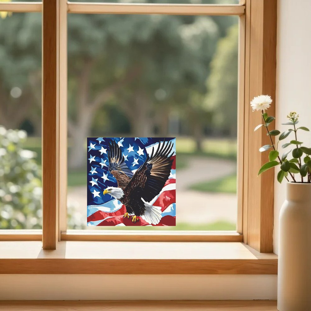 American Symbols Stickers Vinyl Self-adhesive Self-adhesive for Window Laptop UE