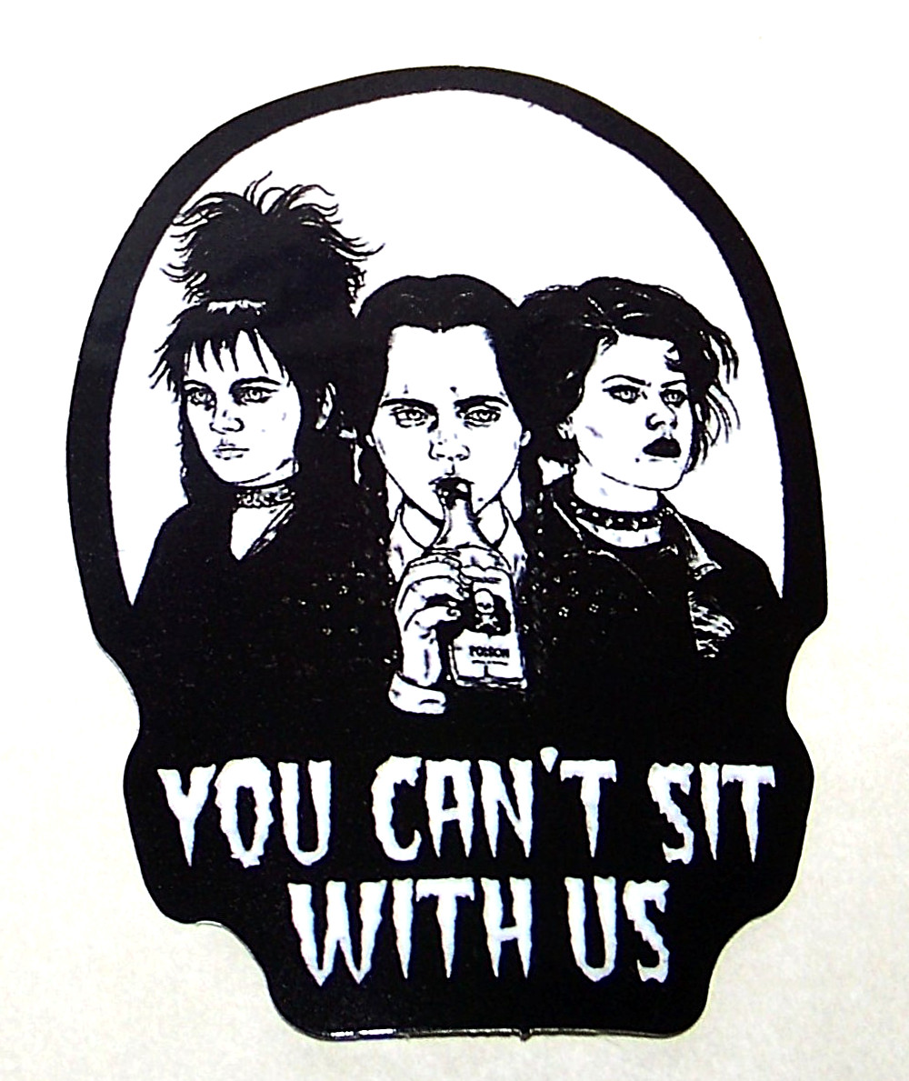 The Addams Family Cut Sticker Decal Movie Horror Film Comedy Beetlejuice Craft