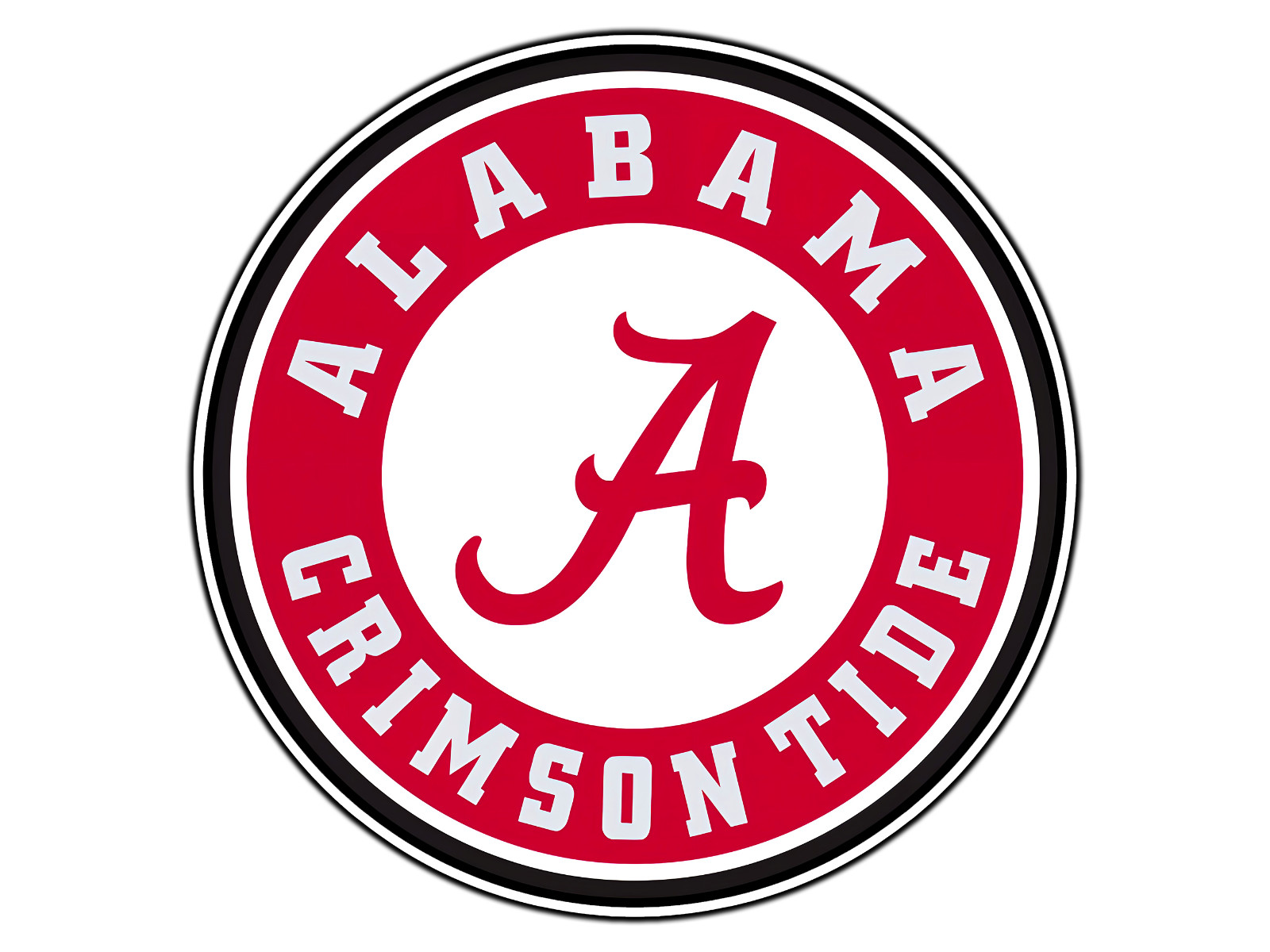 #239 Alabama Crimson Tide Emblem Logo Waterproof Vinyl Sticker Decal Die-Cut