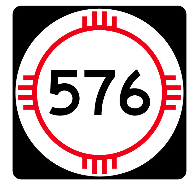 New Mexico State Road 576 Sticker R4205 Highway Sign Road Sign Decal