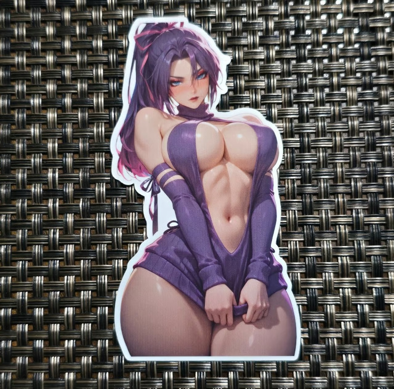 Psylocke Marvel Rivals sexy revealing dress waifu sticker