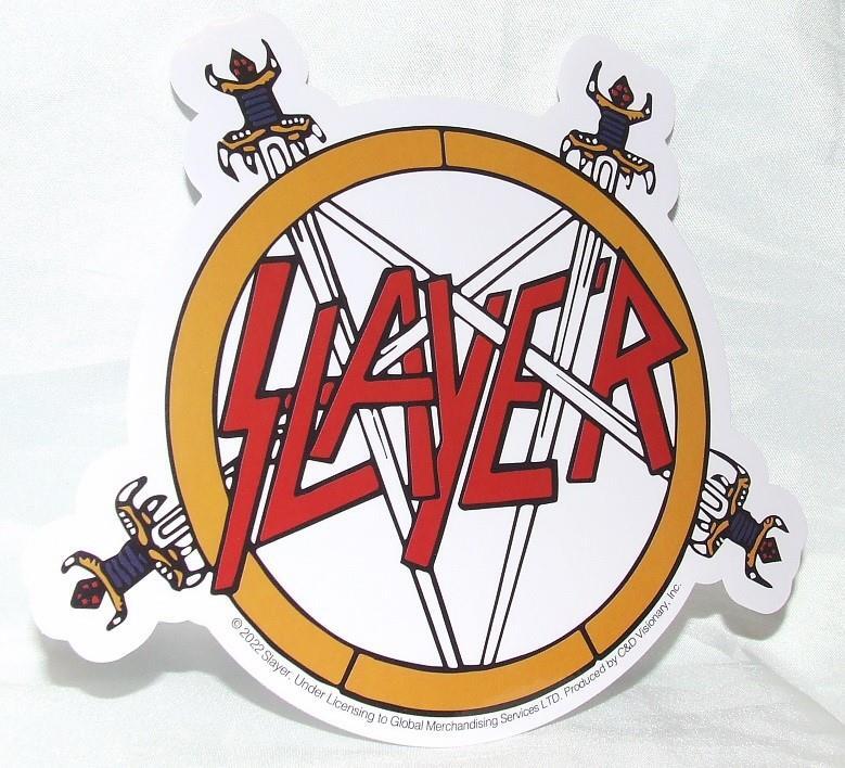 Slayer Pentagram Logo Die Cut Sticker Decal Heavy Metal