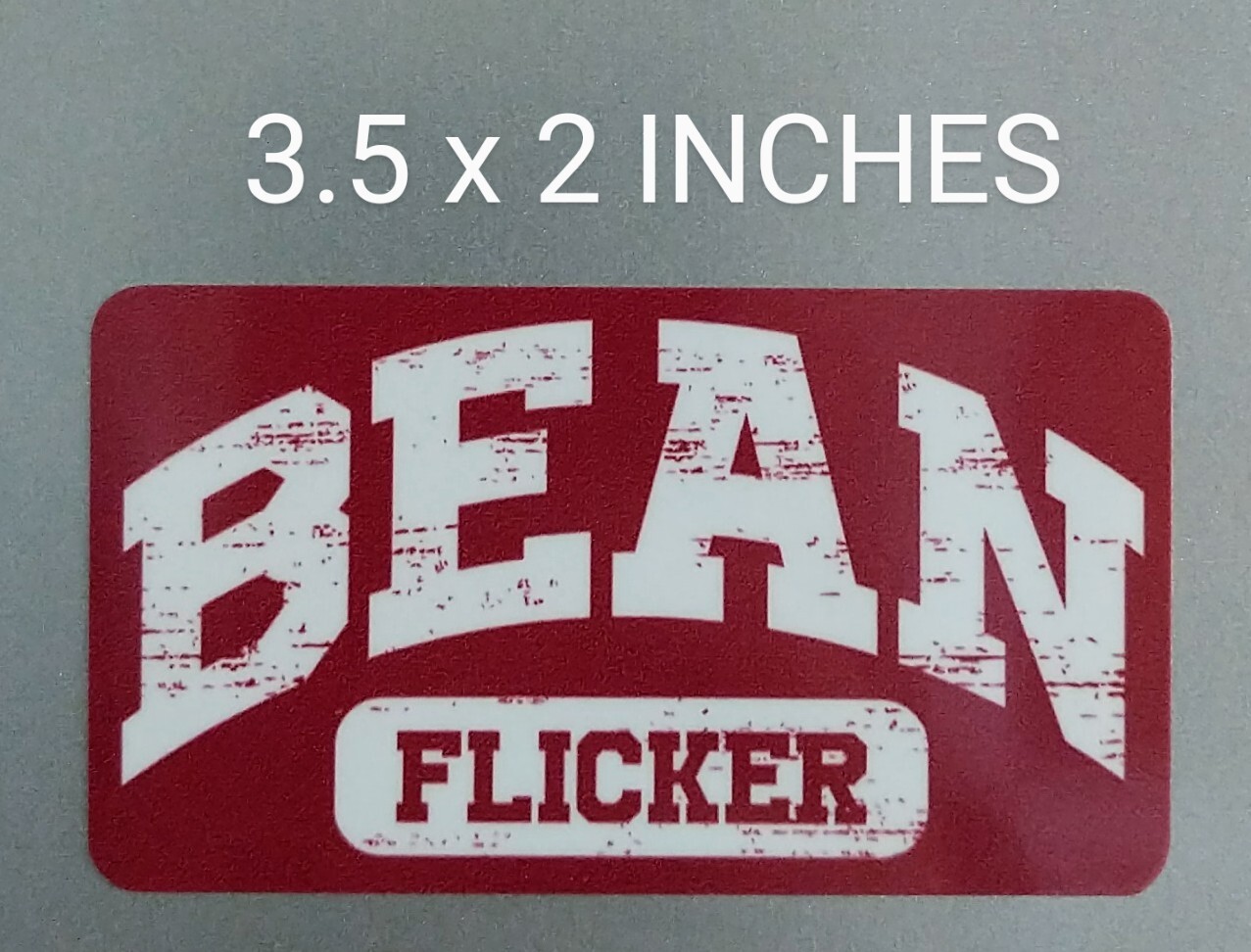 3.5" Bean Flicker Decal Vinyl Sticker University Style College Core Funny Women