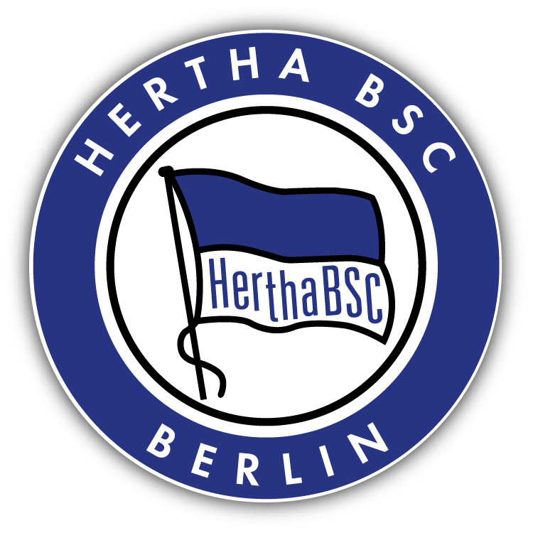 Hertha BSC Berlin FC Germany Soccer Football Car Bumper Sticker Decal 5" x 5"