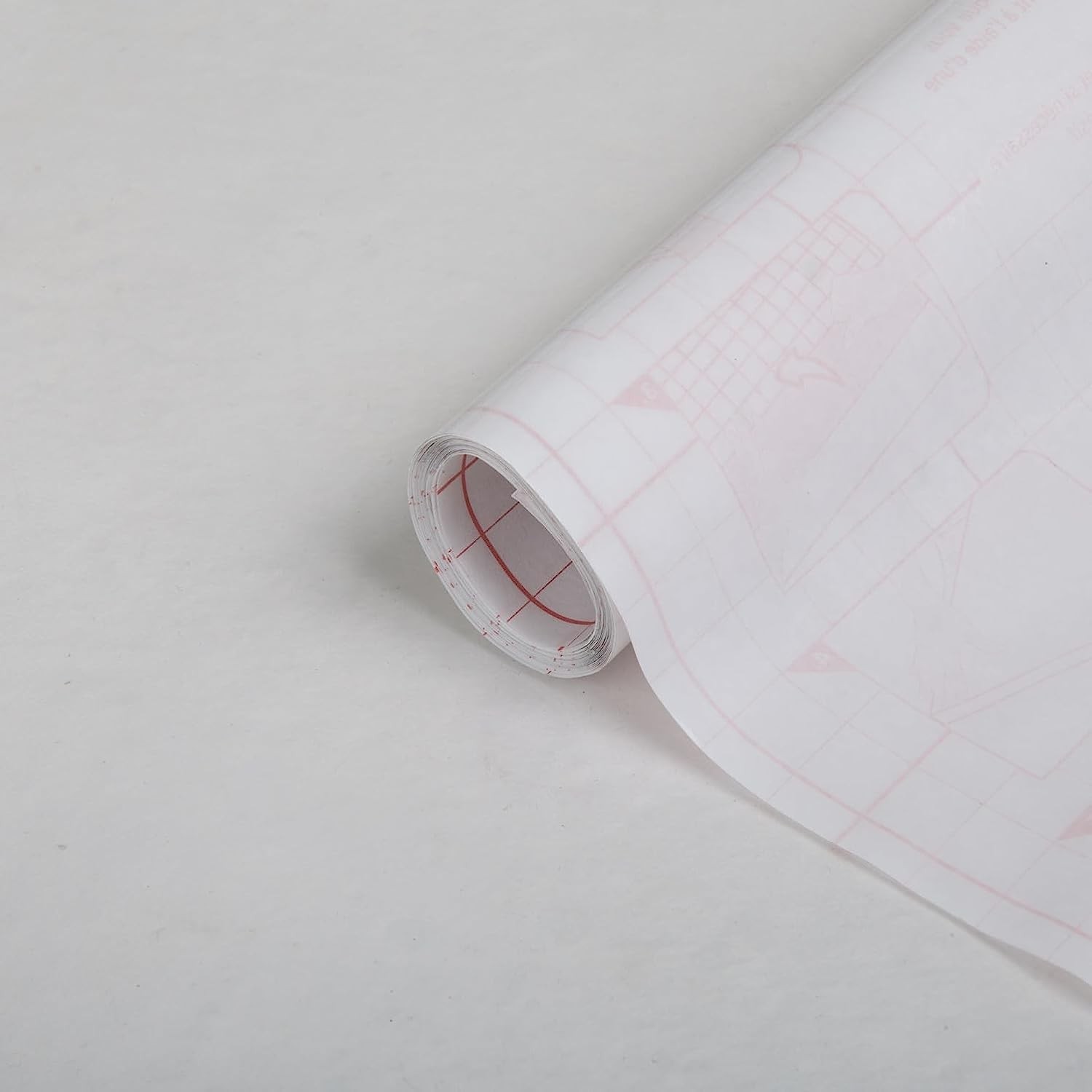 Decorative Self-Adhesive Film 26" x 78" Glossy Transparent – Vinyl/PVC for DIY