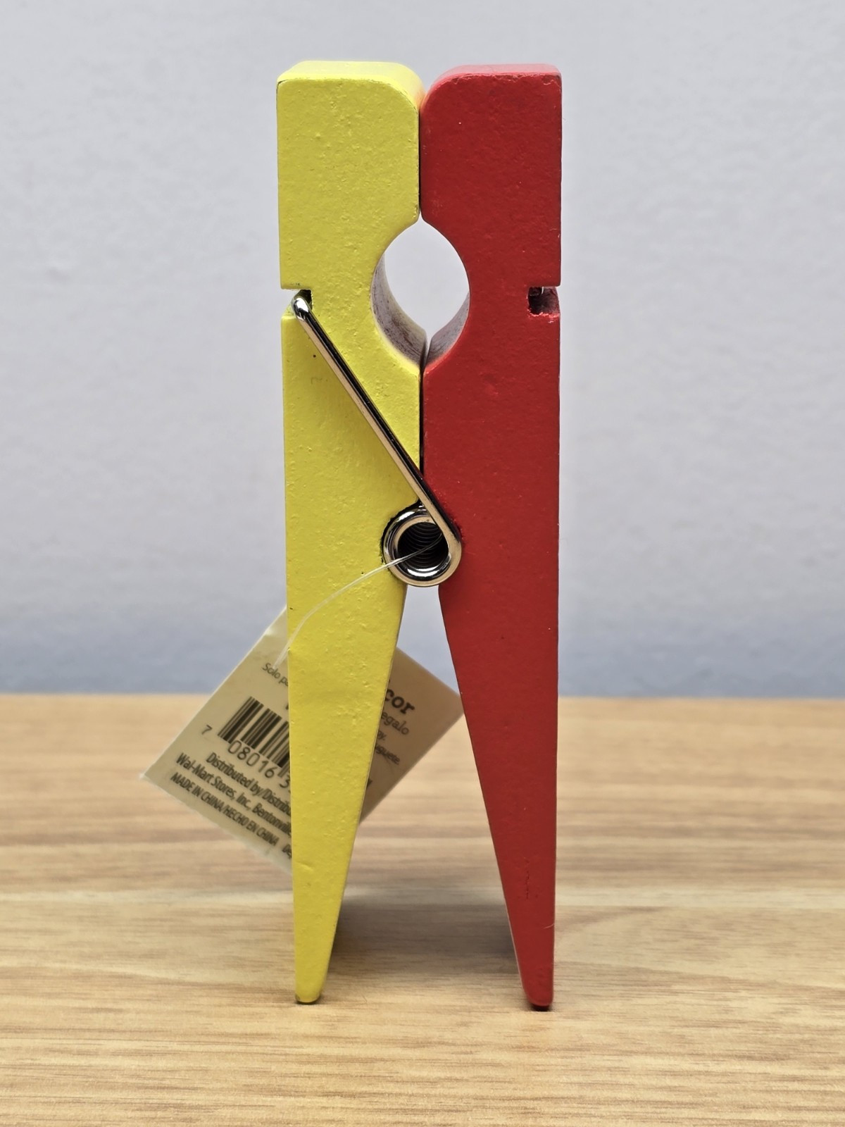 2016 Extra Large Clothes Pin Red Yellow Decor Hanging Towel Holder With Ruler