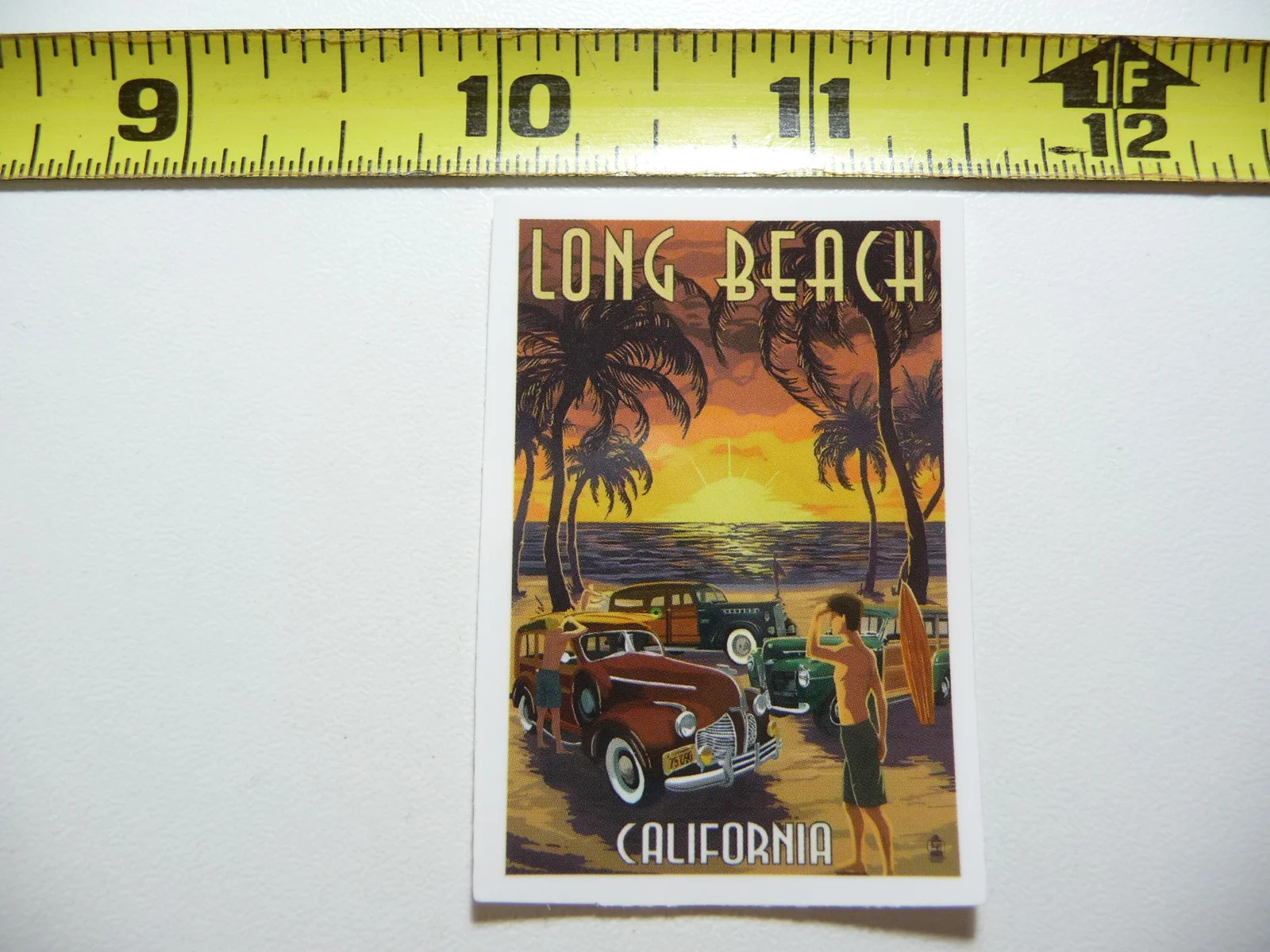 CALIFORNIA LONG BEACH TRAVEL BEACH SMALL STICKER DECAL PRIDE STATE