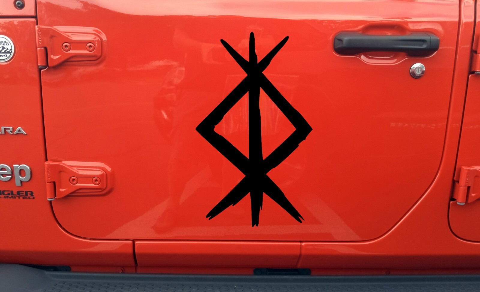 Protection Bindrune Vinyl Decal V2 | Viking Norse Rune Symbol | Die Cut Sticker
